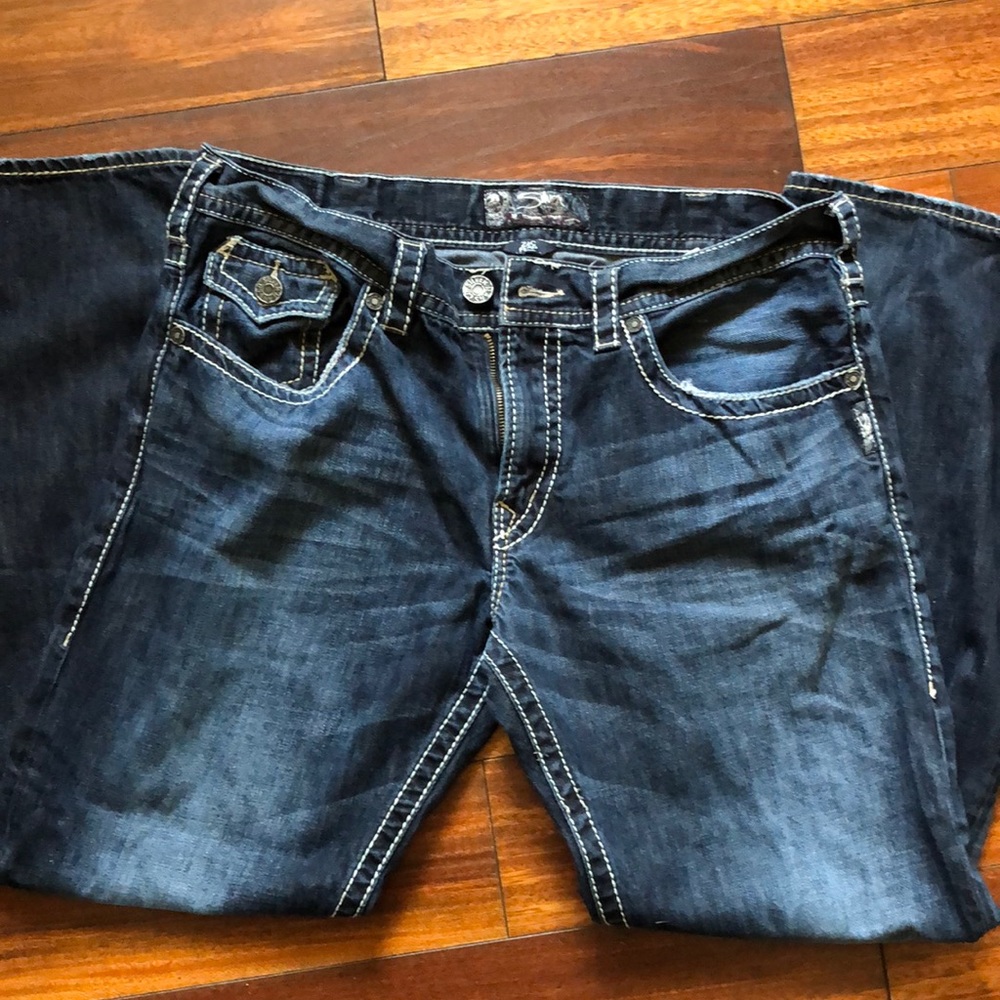 Silver jeans